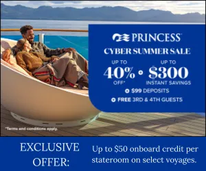 Princess Cyber Summer Sale cruise promotion